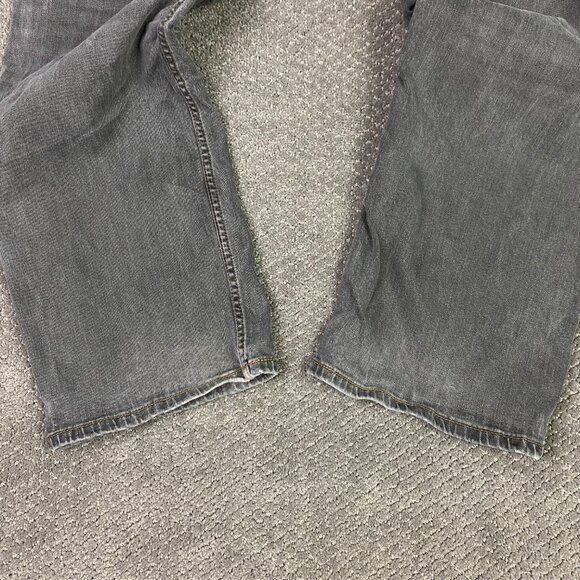 Levi's 569 Jeans Men's 40 x 30 Gray Black Fits 42 x 28 - Picture 7 of 14